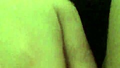 Teasing my pierced wet pussy through crotchless panties vibrator climax