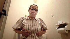 married woman masturbates desperately in wedding toilet full vid