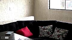 Sexy Brazilian Latina Babe Big Tits Lingerie Home Study Tease