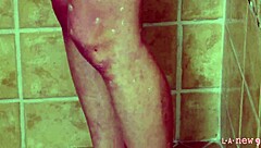 Hey blonde babe, love that hot shower tease?