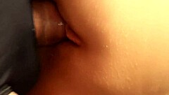 slick lube turns her shaved pussy into perfect fuck toy