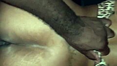 Garage Backshots: Amateur Couple's Hair-Pulling Doggy Pound