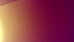 blonde slut lotions up teasing spy cam whore style