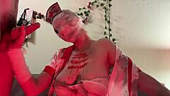 wow this silent hill nurse showed up for wild halloween sex!