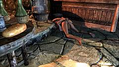 Redhead's big ass rides cowgirl in erotic outdoor comic fantasy