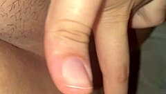 latina teen hides closeup big clit pussy fingering orgasm