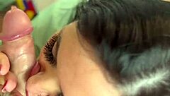 Gaucha bombshell gives the world's sloppiest deepthroat blowjob ever