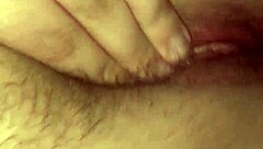 latina teen hides closeup big clit pussy fingering orgasm