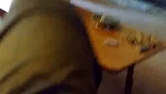 blonde slut lotions up teasing spy cam whore style