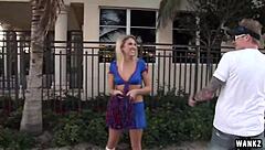 Blonde Cheerleader Creampied Rough!