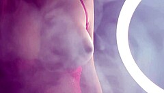 horny italian artemisia love bounces juicy big tits slow motion