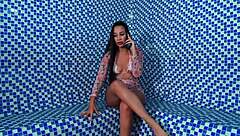 can big ass latina take huge cock sauna pounding?
