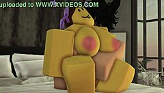 Bikini shemale noob slut fucked hard by femboy