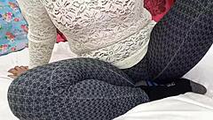 married girlfriend's dirty hindi talk handjob leads to ass fuck