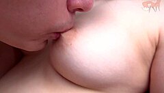 Suck Tender Nipples and Tits Wildly!
