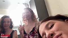 Two Anal Sluts Gaped Ass-To-Mouth Pussy-To-Ass