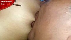 janvibhabhi's hot kissing closeup standing sex passion