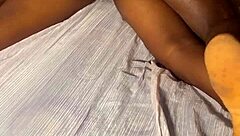 Petite Ebony Teen Bent Over Takes Brutal BBC Pounding