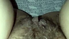 milf's hairy tight pussy fingered sensually by pornstar