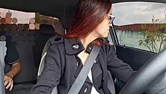 married driver catches passenger masturbating car public