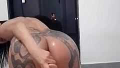 biamorenamg squirts wildly from juicy anal play