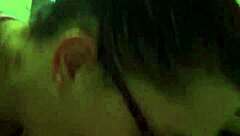 Seductive smoking whore deepthroats with cigarette tease