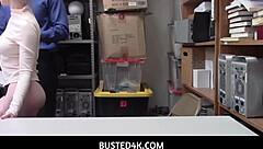 Busted4k Athena Rayne Fucks Burglar Cock After Garage Shoplift Punishment
