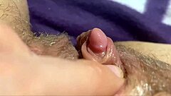 Huge Clit Jerked To Explosive Orgasm!