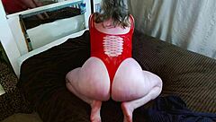 dawn's curvy hairy pussy tempts you to drop those pants now