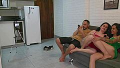 Kinky Friend Teaches Wife Dance Leaving Husband Throbbing!