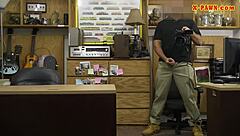 Small Tits Babe Gets Railed Hard by Pawn Guy!