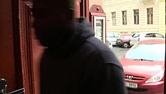 Dark babe in lace rides bbc while man licks her wet slit