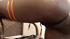 dripping wet pussy lips tease in kitchen closeup