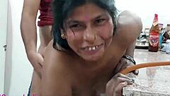 Ranch milf begs for cumshot after hard doggystyle pounding!