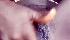 shaved wet pussy fingered to glistening masturbation ecstasy