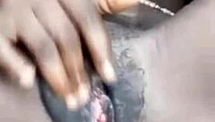 shaved wet pussy fingered to glistening masturbation ecstasy