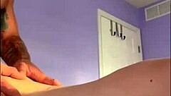 Strong stud pumps creampie deep into tight petite pussy