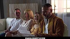 Penny Barber, Coco Lovelock, Theodora Day dive into a masked orgy party frenzy