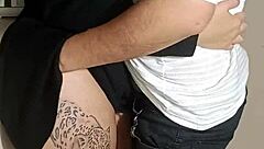 bartender hides to pound her tight ass creampie