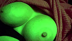 italian milf artemisia love bounces huge natural tits in horny solo