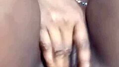 shaved wet pussy fingered to glistening masturbation ecstasy