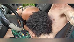 we're flashing tits in car fucking on street daytime brazilian style