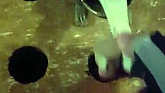 Rana's Gloved Handjob Ends in Explosive Facial Cumshot