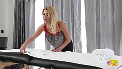 Irresistible Milf Moans as Masseuse Licks Big Tits Wet Pussy