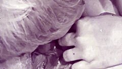 Vintage Lesbians Lap Up Hairy Pussies in Retro Beaver Feast