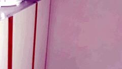 bartender hides to pound her tight ass creampie