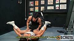 hubby pays trainer but i fuck him instead leaving house
