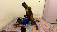 Pants Aside Exposing Juicy Asshole During Bent Over Piping