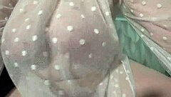 Adorable Chubby Milf Shows Off Saggy Big Natural Tits Close-Up