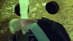 Rana's Gloved Handjob Ends in Explosive Facial Cumshot